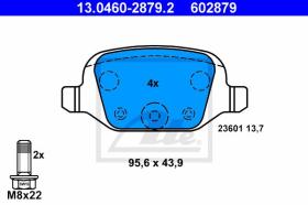 ATE 602879 - PASTILLA DE FRENO FIAT 5 (7-)