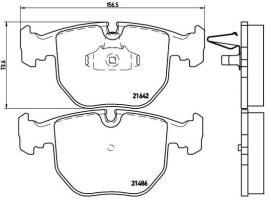 BREMBO P06021 - PASTILLA DE FRENO