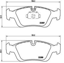 BREMBO P06024 - PASTILLA DE FRENO