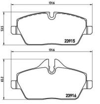 BREMBO P06034 - PASTILLA DE FRENO