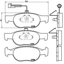 BREMBO P23057 - PASTILLA DE FRENO