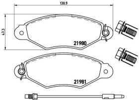 BREMBO P56038 - PASTILLA DE FRENO