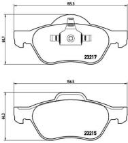 BREMBO P68029 - PASTILLA DE FRENO