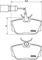 BREMBO P85059 - PASTILLA DE FRENO