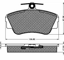 TRW 10131 - PASTILLAS VOLVO 440,460