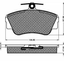 BSF 10131 - PASTILLAS VOLVO 440,460