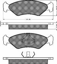 BSF 10145 - PASTILLAS FORD FIESTA 89>