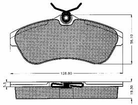 BSF 10240 - PASTILLAS CIT.C3 1.6I