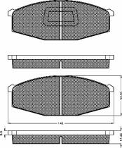 BSF 10262 - PASTILLAS NISSAN PATROL