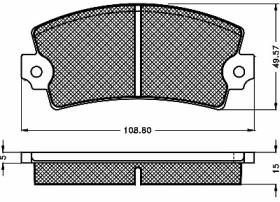 BSF 10322 - PASTILLAS R14/SAMBA