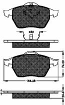 BSF 10337 - PASTILLAS AUDI A4