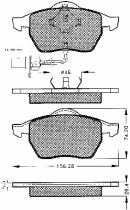 BSF 10341 - PASTILLAS AUDI A4,A6; VW PASSAT