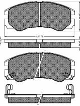 BSF 10362 - PASTILLAS OPEL FRONTERA/ISUZU TROOP