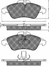 BSF 10396 - PASTILLAS MERC.SPRINTER,VITO,CLASE