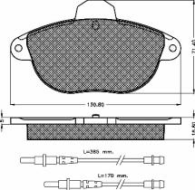 TRW 10415 - PASTILLAS CIT.XANTIA 2.0