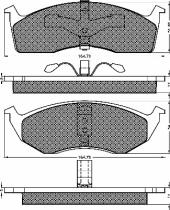 BSF 10419 - PASTILLAS CHRYSLER VOYAGER