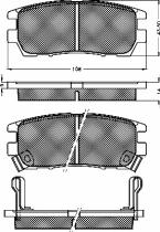 VALEO 10505 - PASTILLAS MITSUBISHI MONTERO,SHOGUN