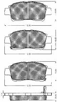 BSF 10535 - PASTILLAS TOYOTA YARIS 1.0,1.3