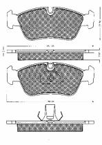 VILLAR 10587 - PASTILLAS BMW 316,318,320