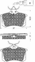 VALEO 10646 - PASTILLAS VOKS.SHARAN,SEAT ALHAMBRA