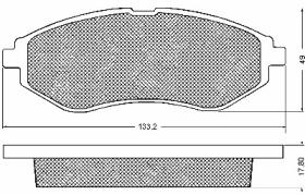 BSF 10675 - PASTILLAS DAEWOO KALOS 1.2I