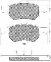 TRW 10695 - PASTILLAS CHRYSLER VOYAGER III 2.4I