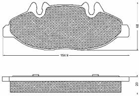 BSF 10717 - PASTILLAS MERCEDES VIANO 2.0 CDI,2.