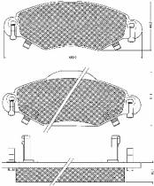 TRW 10734 - PASTILLAS TOYOTA YARIS VERSO