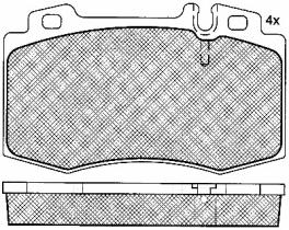 BSF 10789 - PASTILLAS MERCEDES CLK 220 CDI,280