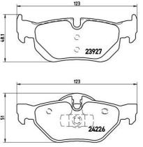 BREMBO P06038 - PASTILLA DE FRENO