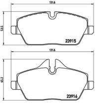 BREMBO P06067 - PASTILLA DE FRENO