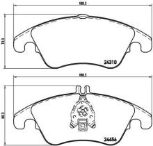 BREMBO P50069 - PASTILLA DE FRENO