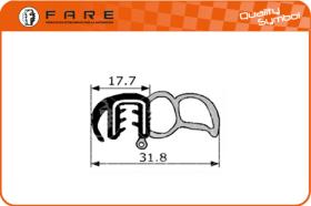 FARE PF016 - GOMA ESTANQUEIDAD PUERTA VARIOS