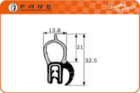 FARE PF024 - GOMA ESTANQUEIDAD MALETERO VARIOS