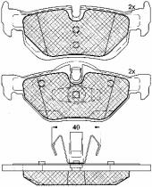 BSF 10781 - PASTILLAS BMW SERIE 3[E90-91-92][TR