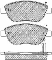 BSF 10841 - PASTILLAS OPEL CORSA D 1.3 CDTI(90C