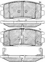 BSF 10862 - PASTILLAS CHEVROLET CAPTIVA 2.0D(TR