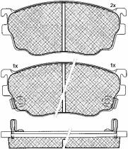 BSF 10867 - PASTILLAS MAZDA 323 2.0I,626 1.8I(D