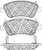 BSF 10870 - PASTILLAS TOYOTA AURIS 1.4 D-4D(DL)