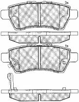 BSF 10881 - PASTILLAS NISSAN PATHFINDER 2.5DCI(