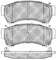 BSF 10928 - PASTILLAS MAZDA 6
