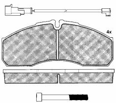 BSF 10939 - PASTILLAS IVECO DAILY II-NISSAN ATL