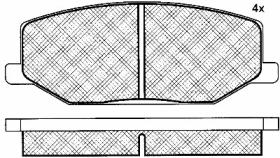 TRW 10942 - PASTILLAS SUZUKI JYMNY,SAMURAI,SANT