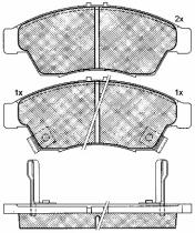 TRW 10943 - PASTILLAS SUZUKI LIANA