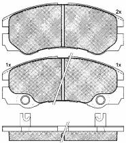 COMLI 10951 - PASTILLAS OPEL FRONTERA