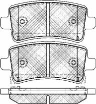 BSF 10958 - PASTILLAS TR OPEL INSIGNIA,SAAB 9-5