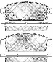 BSF 10959 - PASTILLAS TR CHEVROLET CRUZE,ASTRA