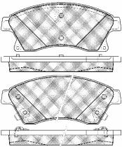 BSF 10961 - PASTILLAS CHEVROLET CRUZE,ASTRA J
