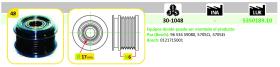 IJS 301048 - POLEA ALTERNADOR CITROEN - PEUGEOT