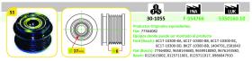 IJS 301055 - POLEA ALTERNADOR CITROEN - FORD - PEUGEOT